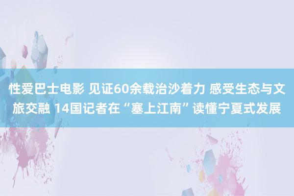 性爱巴士电影 见证60余载治沙着力 感受生态与文旅交融 14国记者在“塞上江南”读懂宁夏式发展