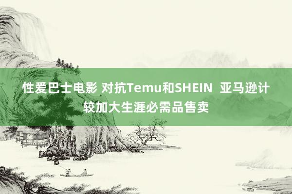 性爱巴士电影 对抗Temu和SHEIN  亚马逊计较加大生涯必需品售卖