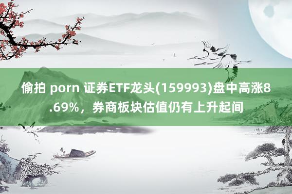 偷拍 porn 证券ETF龙头(159993)盘中高涨8.69%，券商板块估值仍有上升起间